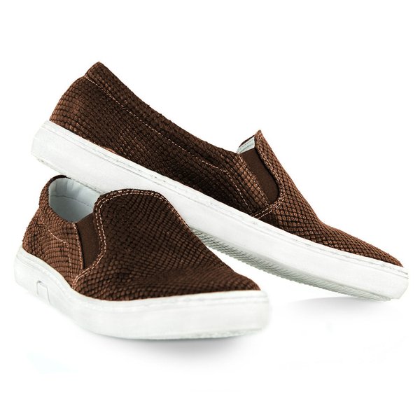 Unisex sneakers - brown